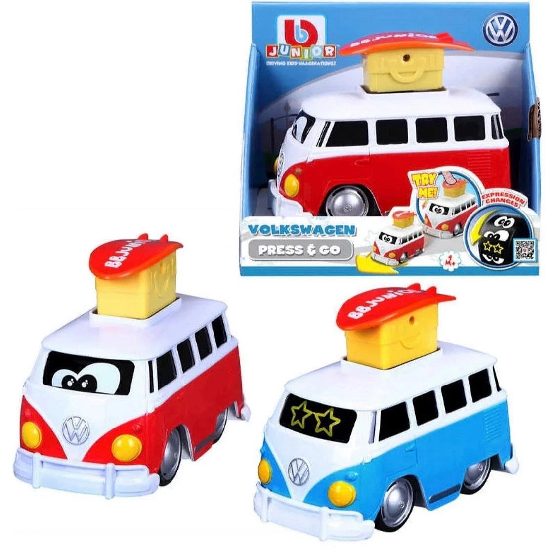 BB Junior VW Volkswagen Samba Van Press & Go