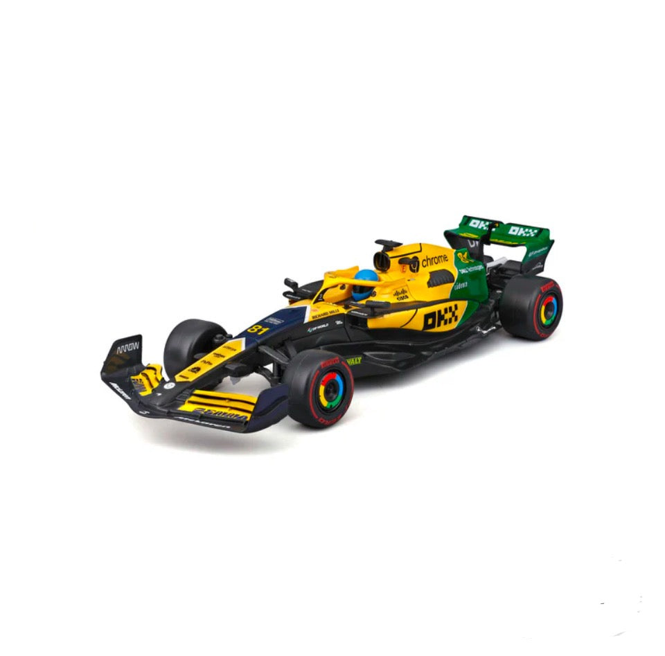 1:24 Premium RC F1 Mclaren 2024 Piastri Senna Livery 2.4GHZ