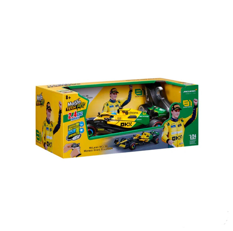 1:24 Premium RC F1 Mclaren 2024 Piastri Senna Livery 2.4GHZ