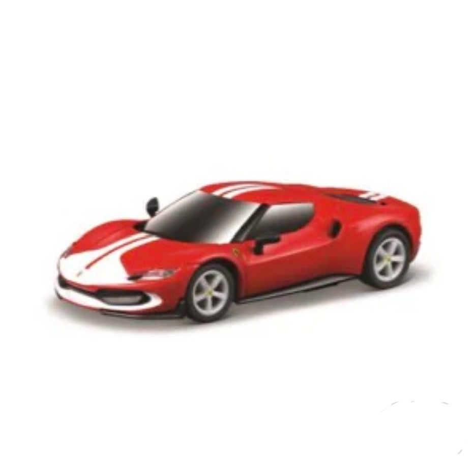 1:41 Mini Metal Die-Cast Bluetooth RC Ferrari 296 GTB