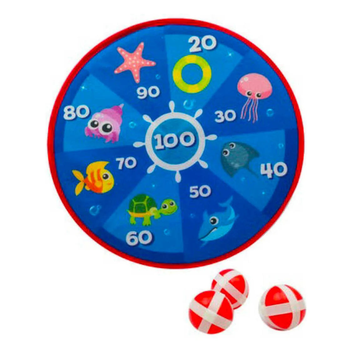 Sticky Ball Target Game (Ocean Theme) x 6